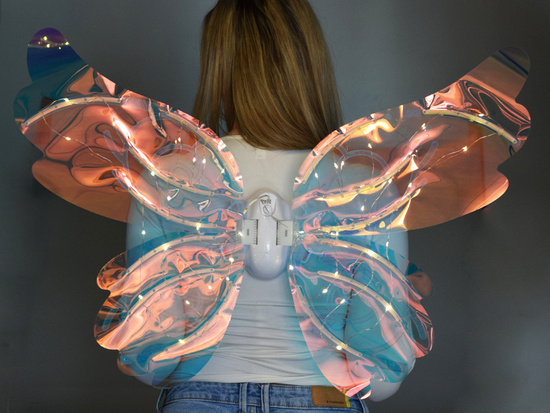 Glowing Wings for Butterfly, Elf, Fairy Fairytale wings ZA5004