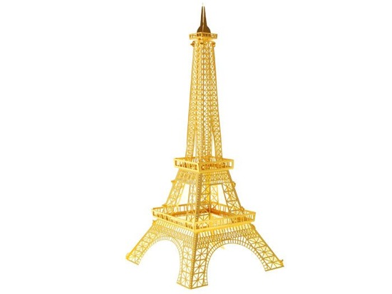 Gold Metal 3D Puzzle Eiffel Tower ZA1716