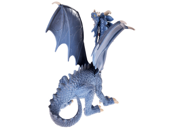 Gray Dragon Figurine Majestic dragon with flexible wings ZA5016