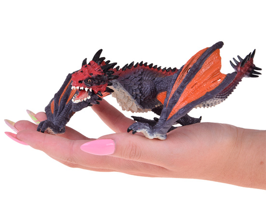 Gray and orange Dragon toy figure 21 cm ZA5022