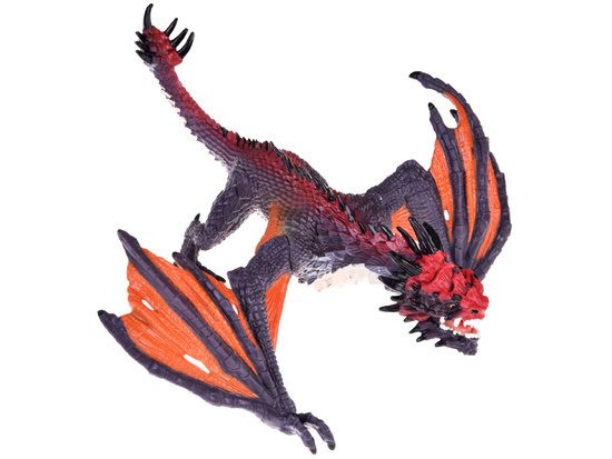 Gray and orange Dragon toy figure 21 cm ZA5022