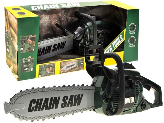 Green Electric chainsaw lumberjack ZA1696