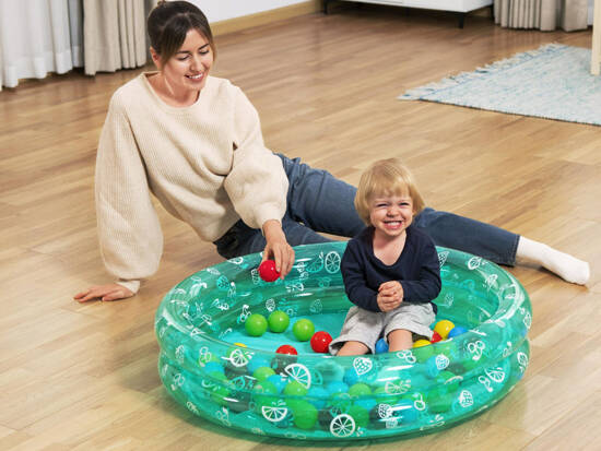 Green pool with balls 91cm x 20cm Bestway + 50 balls 51141