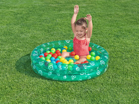 Green pool with balls 91cm x 20cm Bestway + 50 balls 51141