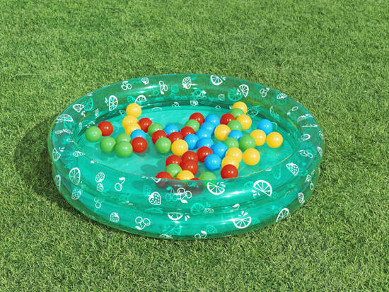 Green pool with balls 91cm x 20cm Bestway + 50 balls 51141