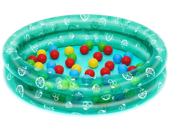 Green pool with balls 91cm x 20cm Bestway + 50 balls 51141