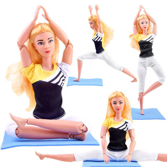 Gymnast doll practices yoga fitness 30cm ZA4460
