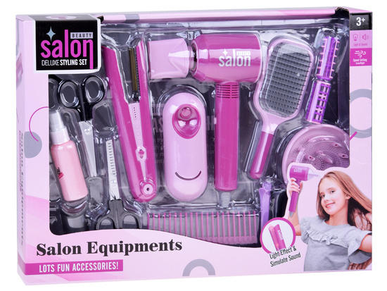 Hairdressing set small hairdresser hair dryer straightener accessories ZA5215