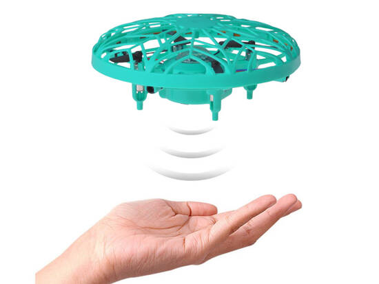 Hand-controlled flying disc drone with LED light RC0653