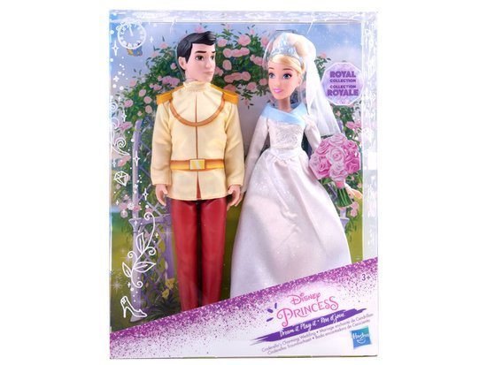 Hasbro Doll Prince's Couple Cinderella Wedding ZA3643