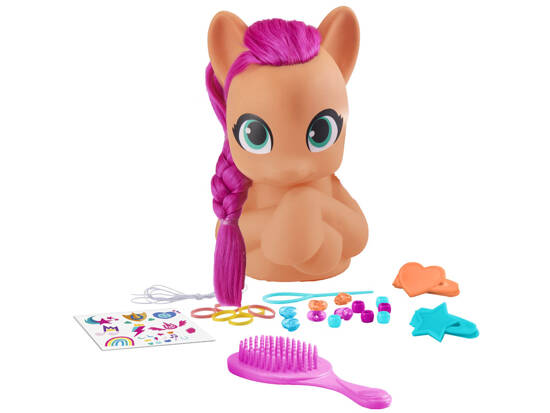 Hasbro My Little Pony Sunny Starscout pony head for combing accessory ZA5430