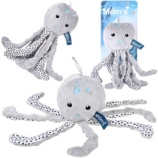 Hencz Toys Tari gray octopus pendant ZA4216