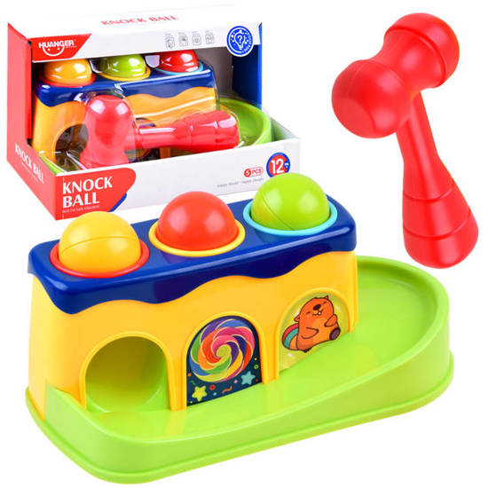 Hit with a hammer Colorful ball hammer Toddler game ZA3804