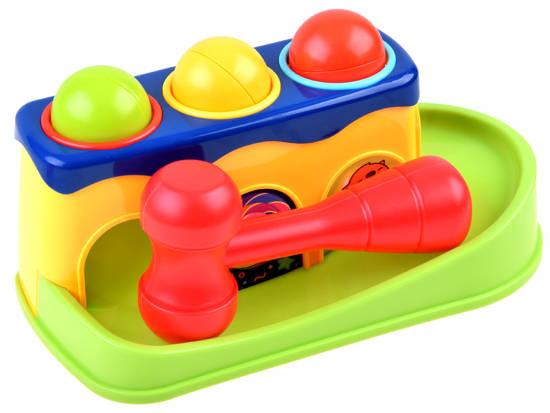 Hit with a hammer Colorful ball hammer Toddler game ZA3804