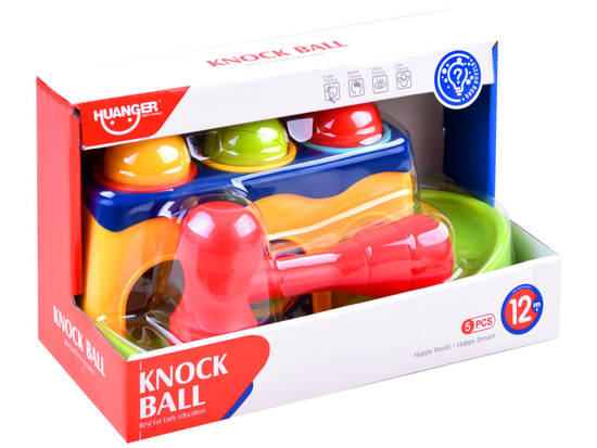 Hit with a hammer Colorful ball hammer Toddler game ZA3804