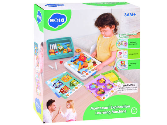 Hola interactive Panel learning emotions numbers figures Montessori ZA4652