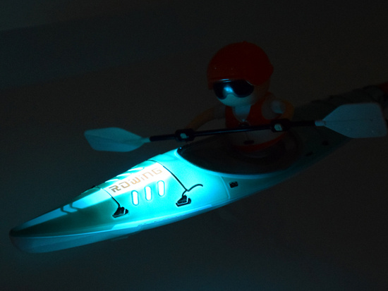 Illuminated Kayak with Rowing Remote Control Water Adventure RC0678