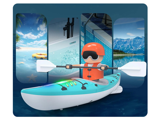 Illuminated Kayak with Rowing Remote Control Water Adventure RC0678