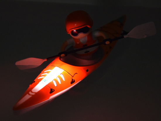 Illuminated Kayak with Rowing Remote Control Water Adventure RC0678