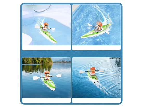 Illuminated Kayak with Rowing Remote Control Water Adventure RC0678