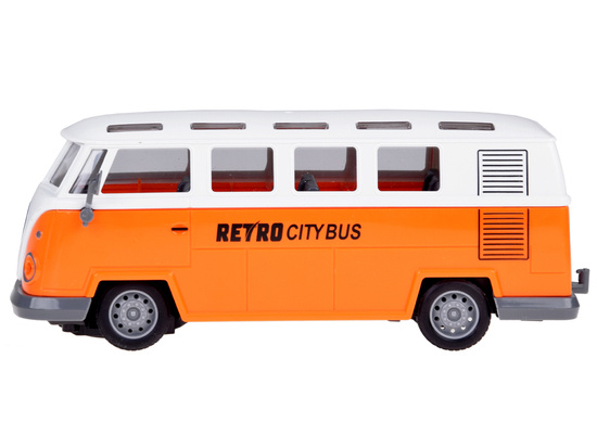 Illuminated bus RETRO CITY BUS controlled by remote control RC0677