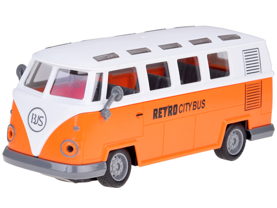 Illuminated bus RETRO CITY BUS controlled by remote control RC0677