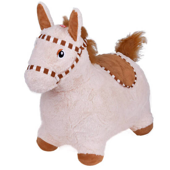 Inflatable plush jumping horse for children  pump ZA5443 JB