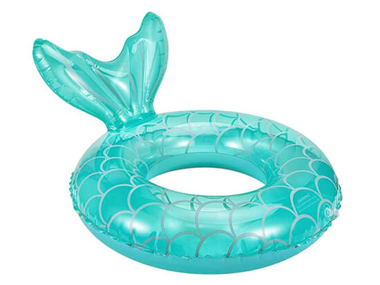 Inflatable ring with fin, 60 cm in diameter