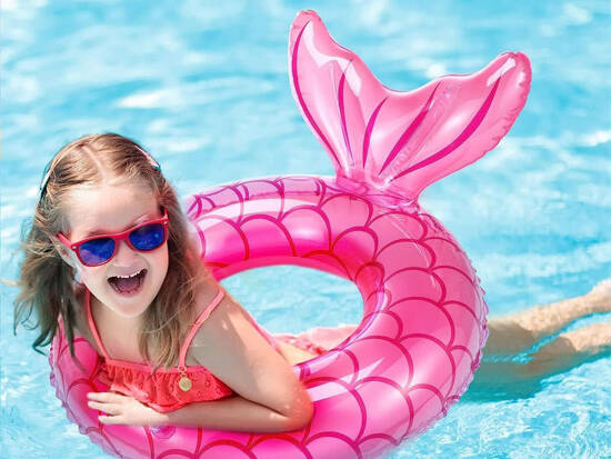 Inflatable swimming ring for a child Ring with fin 60cm SP0750