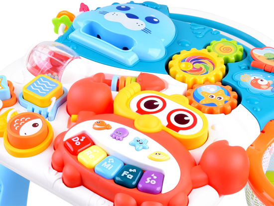 Interactive 2-in-1 pusher table, walker ZA3809