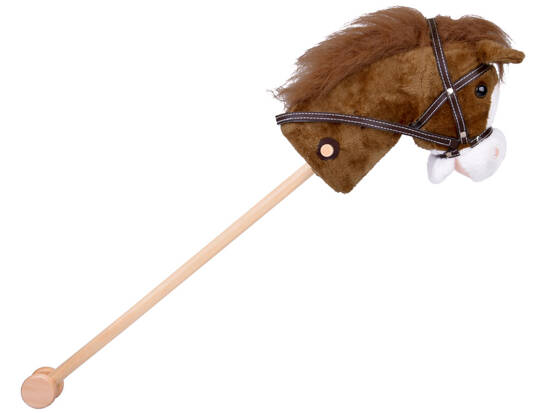 Interactive Horse on a Stick Galloping and Neighing Sound + Moving Muzzle ZA5442