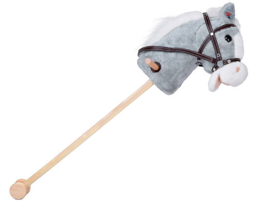 Interactive Horse on a Stick Galloping and Neighing Sound + Moving Muzzle ZA5442