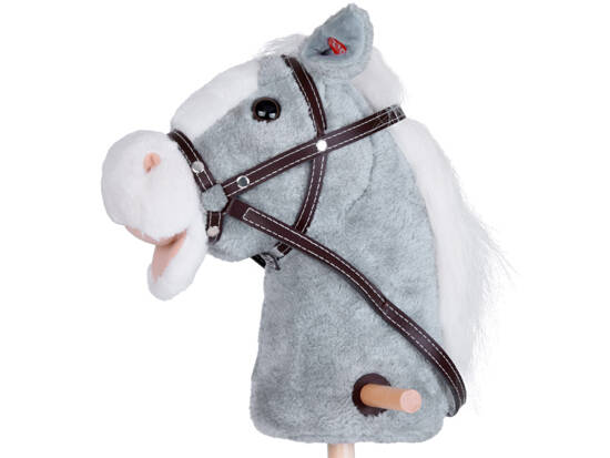 Interactive Horse on a Stick Galloping and Neighing Sound + Moving Muzzle ZA5442