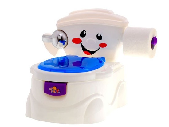 Interactive POTTY Flush Paper dispenser Sound reward ZA0293