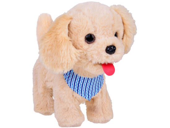 Interactive Plush Biscuit Dog TINKA Walks Barks Licks ZA5366