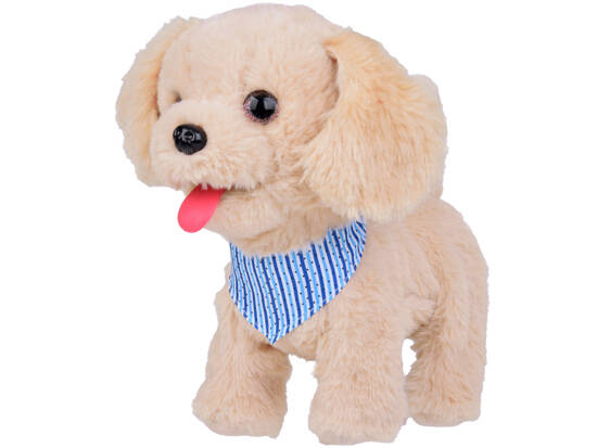 Interactive Plush Biscuit Dog TINKA Walks Barks Licks ZA5366