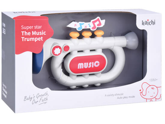 Interactive Trumpet for Kids 3 Play Modes Musical Instrument ZA5446