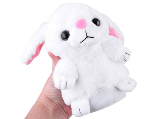 Interactive White Bunny says babble ZA3553