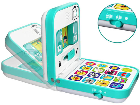 Interactive musical foldable smartphone phone for kids ZA5424