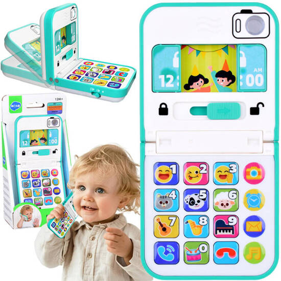 Interactive musical foldable smartphone phone for kids ZA5424