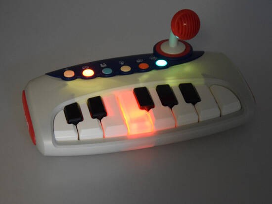 Interactive musical organ piano with microphone for children ZA5447