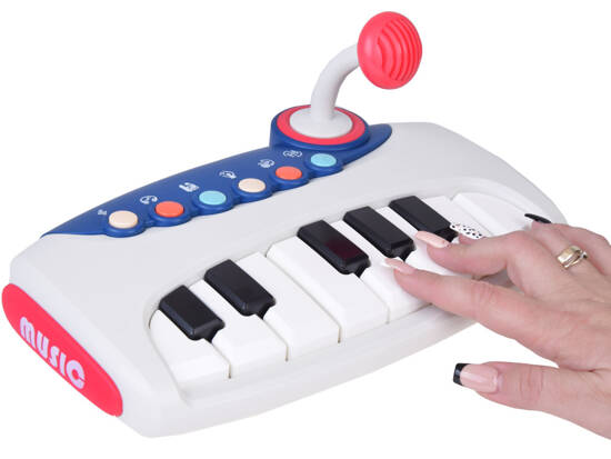 Interactive musical organ piano with microphone for children ZA5447