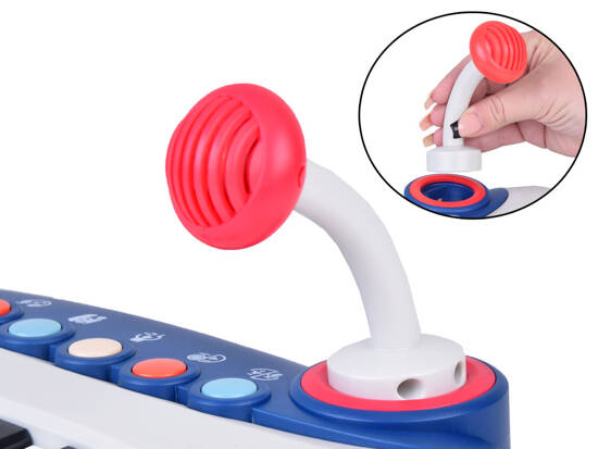 Interactive musical organ piano with microphone for children ZA5447