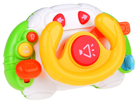 Interactive sensory steering wheel for children light, sound ZA5189