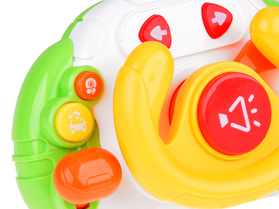 Interactive sensory steering wheel for children light, sound ZA5189