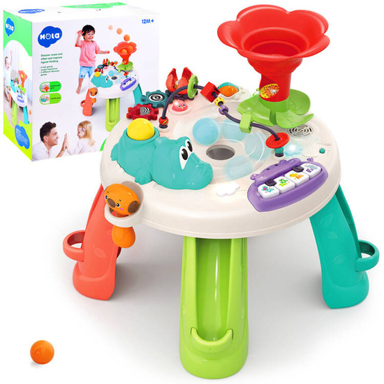 Interactive table, colorful piano balls ZA3677