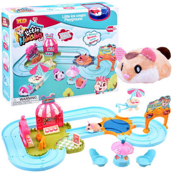 Interactive track for the hamster ice cream parlor ZA3989