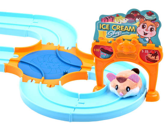 Interactive track for the hamster ice cream parlor ZA3989