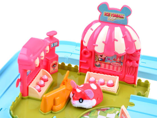 Interactive track for the hamster ice cream parlor ZA3989