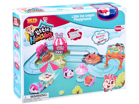 Interactive track for the hamster ice cream parlor ZA3989